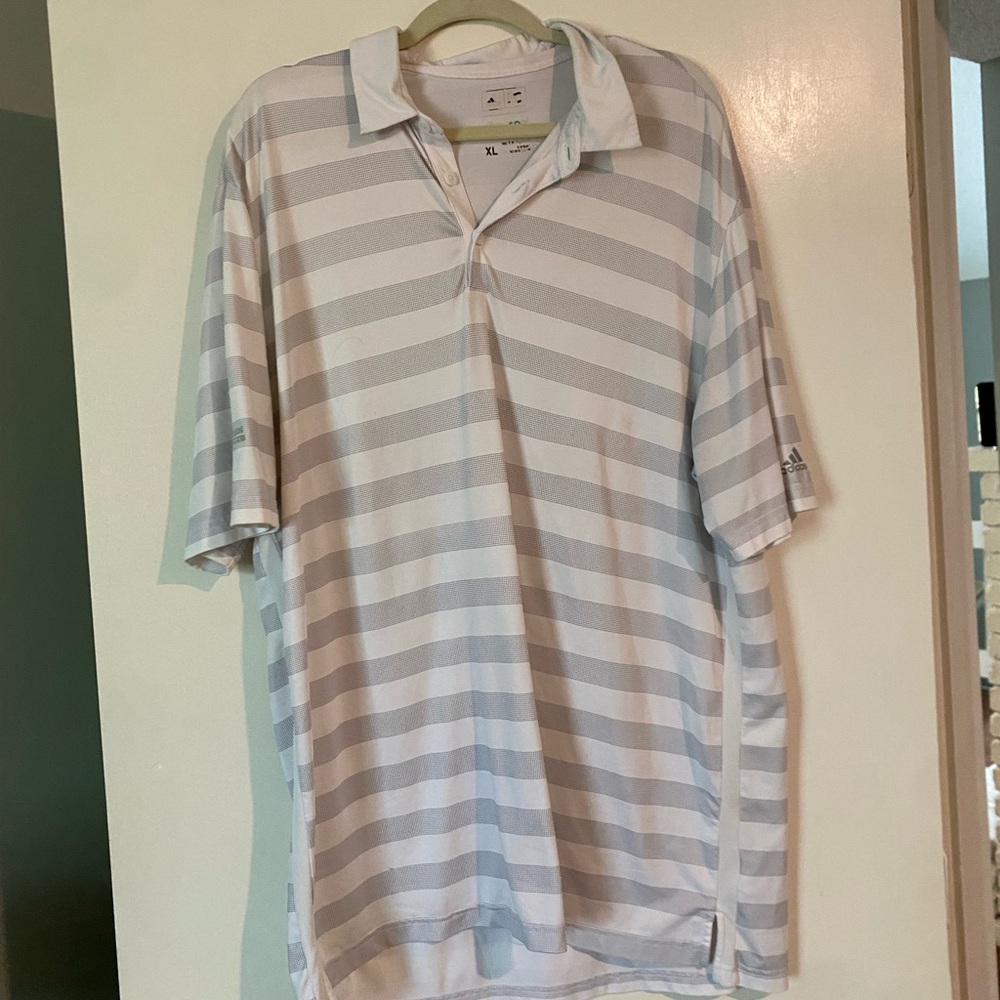 STRIPED NIKE POLO